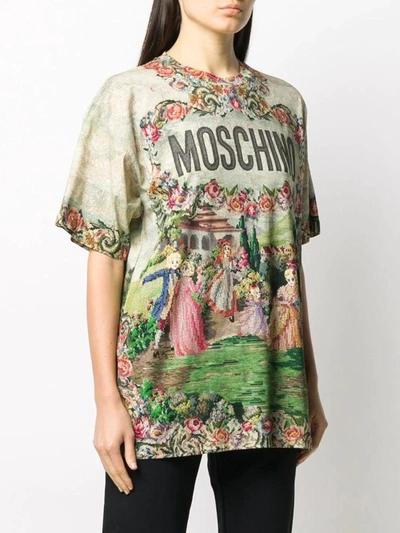 Shop Moschino T-shirts In Fantasy Print Only One Colour