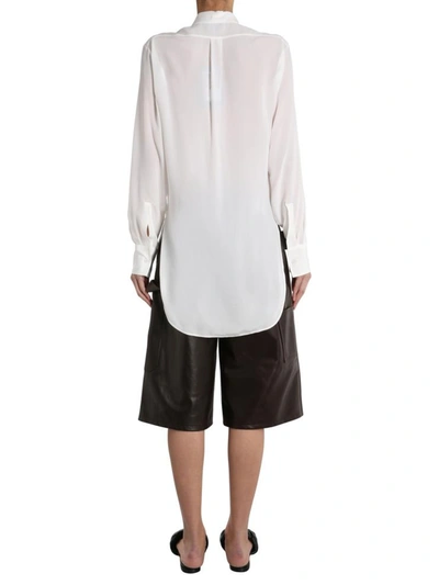 Shop Bottega Veneta Quilted Shirt In White