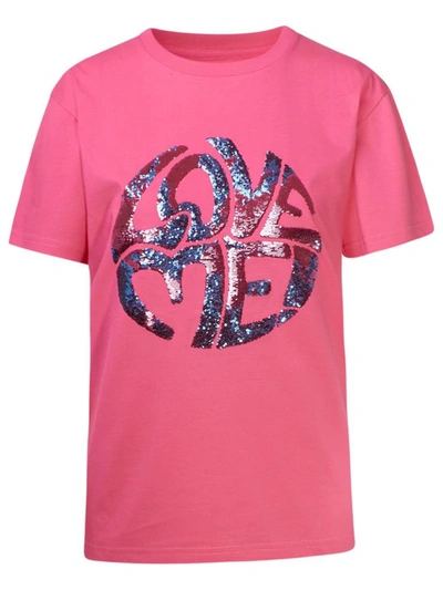 Shop Alberta Ferretti T-shirt Love Me Rosa In Pink