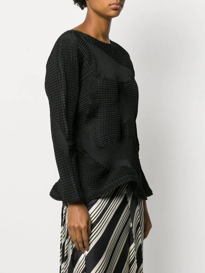 Shop Issey Miyake Top Black