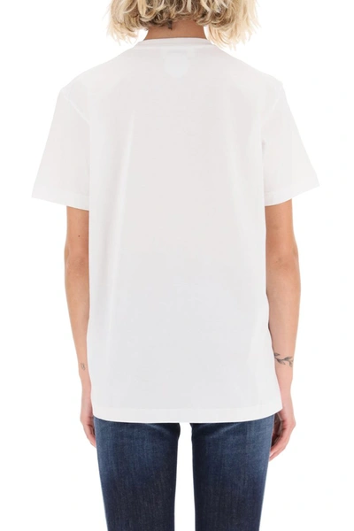 Shop Dsquared2 Box Logo Print T-shirt In White