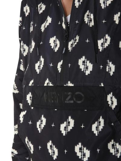Shop Kenzo "windbreaker" Jacket In Black