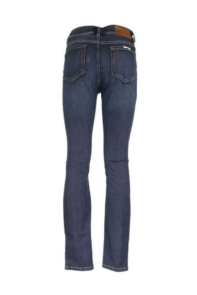 Shop Max Mara Maxmara Skinny-fit Denim Jeans In Midnightblue
