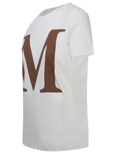 Shop Max Mara T-shirt Ufo Bianca In White