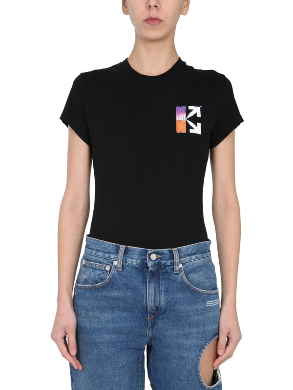 OFF-WHITE Gradient Arrows T-Shirt Black