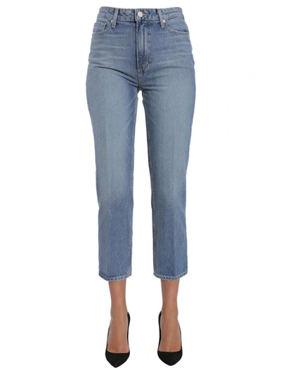 Shop Paige Sarah Straight Jeans In Denim