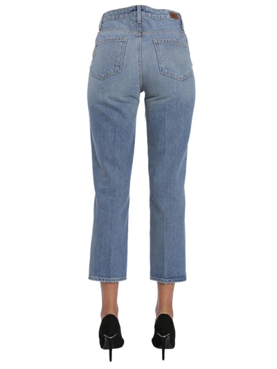 Shop Paige Sarah Straight Jeans In Denim