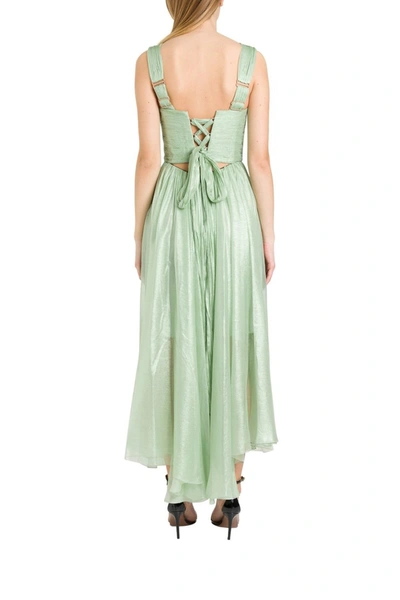 Shop Maria Lucia Hohan Sorena Dress In Green