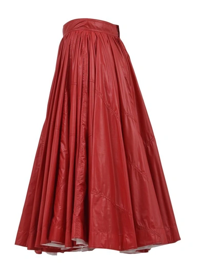 Shop Calvin Klein 205w39nyc A-line Skirt Red