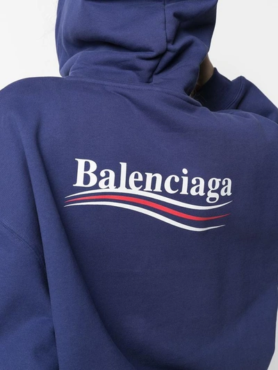 Shop Balenciaga Sweaters Blue
