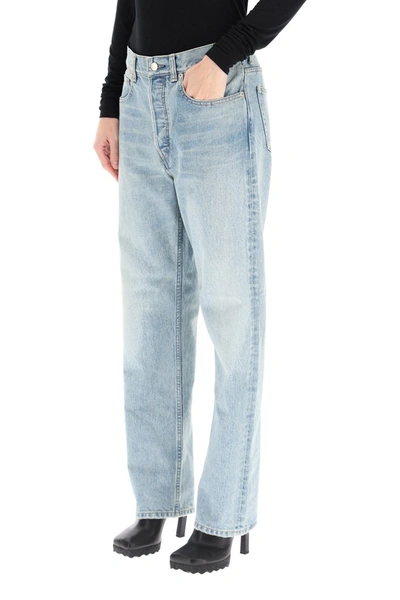 Shop Ambush Regular Fit Denim Jeans In Light Blue