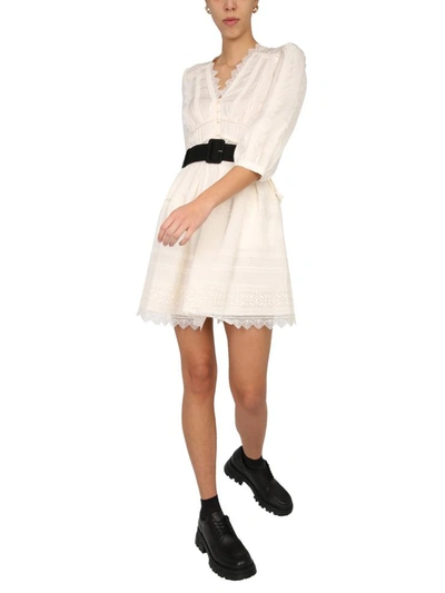 Shop Self-portrait Short Dress In White