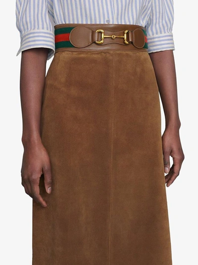 Shop Gucci Skirts Brown