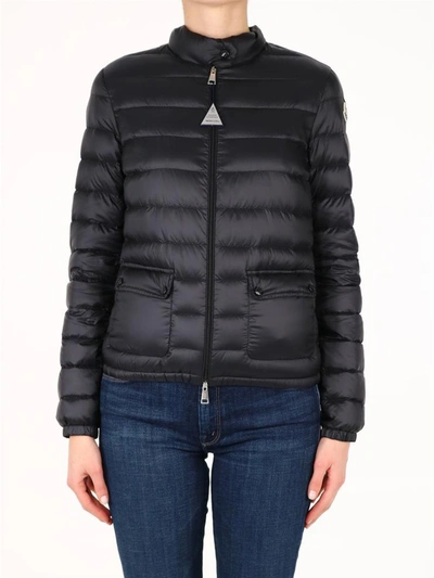 Shop Moncler Lans Down Jacket Black