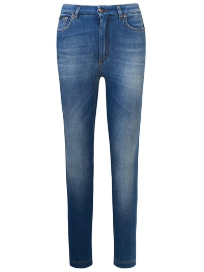 Shop Dolce & Gabbana Jeans Azzurri In Light Blue