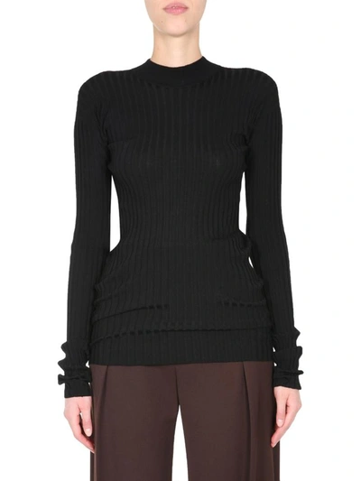 Shop Bottega Veneta Turtleneck Sweater In Black
