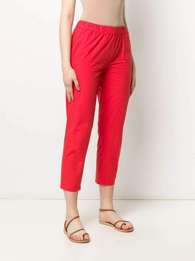 Shop Erika Cavallini Semi-couture Trousers Orange