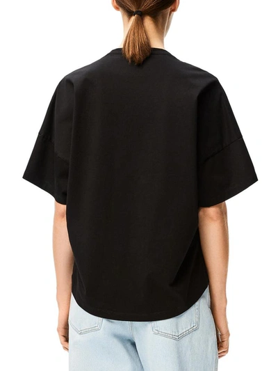 Shop Loewe Anagram T-shirt Black