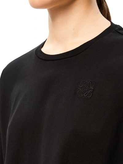 Shop Loewe Anagram T-shirt Black