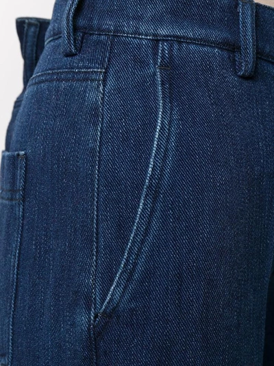 Shop Forte Forte Flared Jeans In Denim In Blu