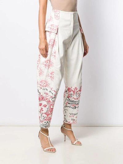 Shop Stella Mccartney Trousers Red