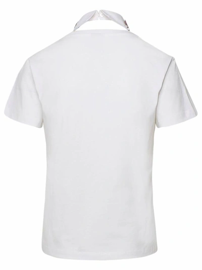 Shop Pinko White Allegato T-shirt