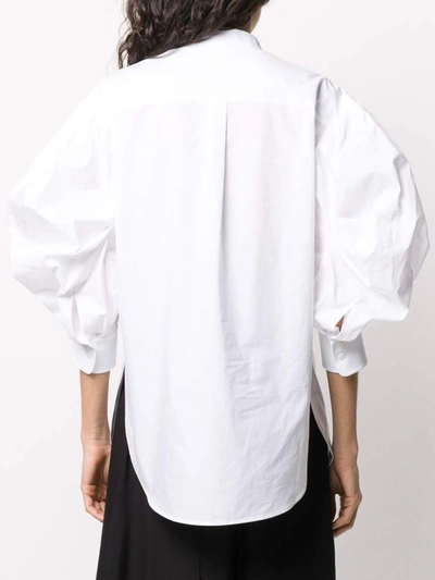 Shop Alexander Mcqueen Shirts In Bianco