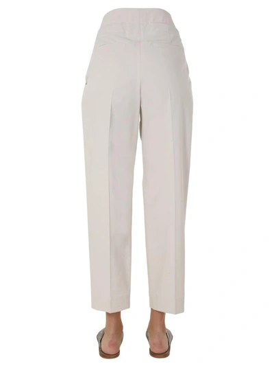 Shop Brunello Cucinelli Pants With Pinces In Beige