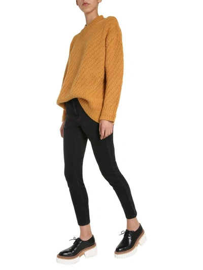Shop Stella Mccartney V-neck Sweater In Yellow