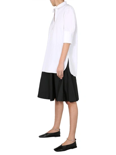 Shop Jil Sander Oversize Fit Shirt In White