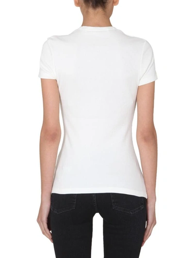 Shop Off-white Fitted T-shirt In White