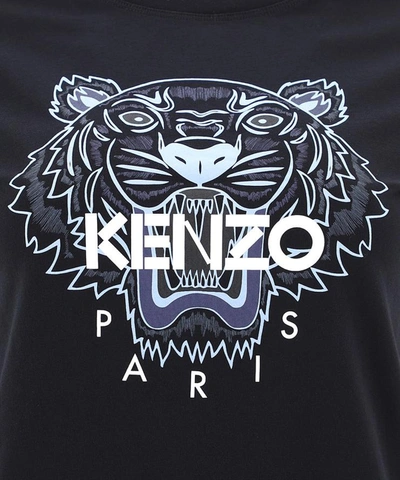 Shop Kenzo "tiger" T-shirt In Black  