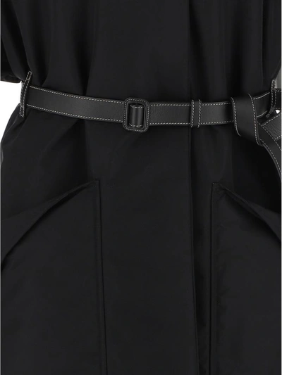 Shop Burberry Coats In Nero