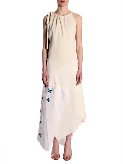 Shop Jw Anderson Patchwork Dress In White