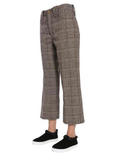 Shop Marc Jacobs Cropped Trousers In Multicolour