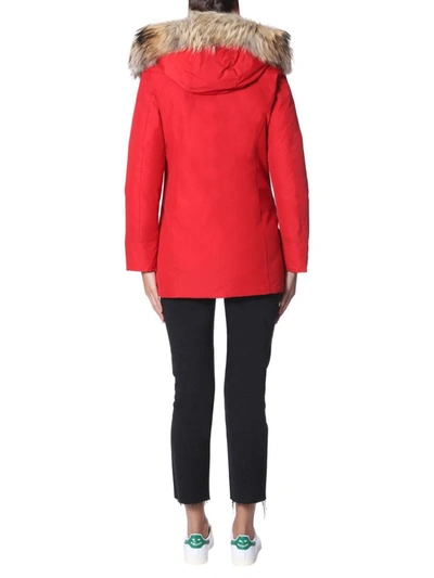 Shop Woolrich "arctic" Down Jacket In Red