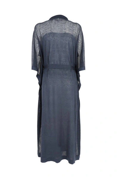 Shop Agnona Dresses Blue