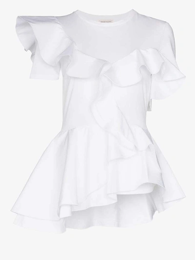 Shop Alexander Mcqueen Top White