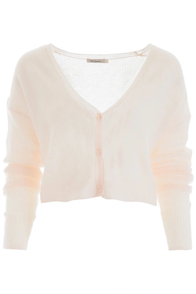 Shop Mes Demoiselles Shym Cardigan In Rose