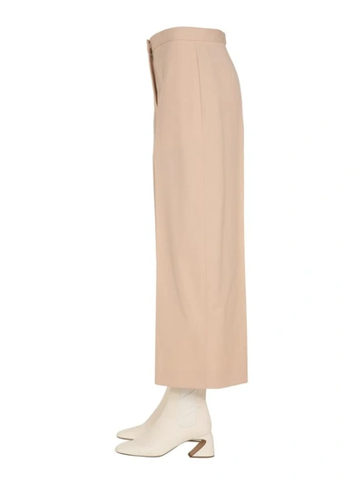 Shop Jil Sander Cropped Trousers In Pink