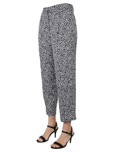 Shop Michael Michael Kors Straight Fit Pants In Animalier