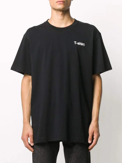 Shop Vetements T-shirts And Polos In Nero