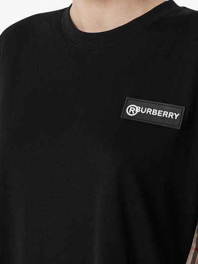 Shop Burberry T-shirts And Polos Black