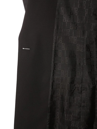 Shop Givenchy Long Blazer In Black