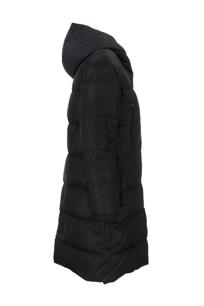 Shop Max Mara Maxmara Sportl Reversible Down Jacket In Anti-drop Taffeta In Black
