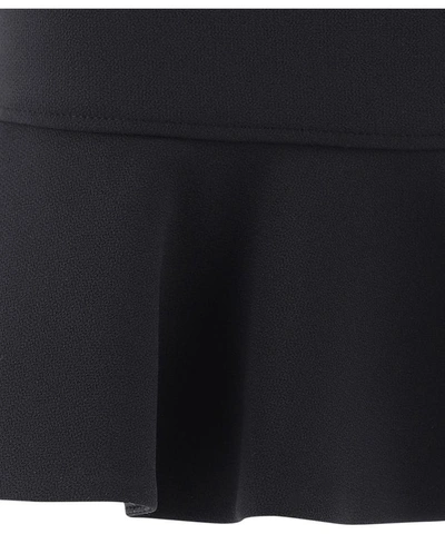 Shop Elisabetta Franchi Flounced Skirt In Black  