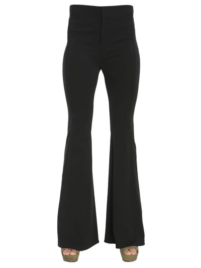 Shop Givenchy Crêpe Trousers In Black