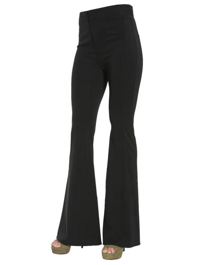 Shop Givenchy Crêpe Trousers In Black