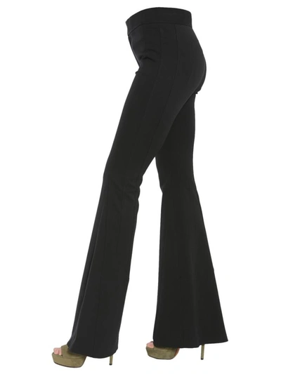 Shop Givenchy Crêpe Trousers In Black