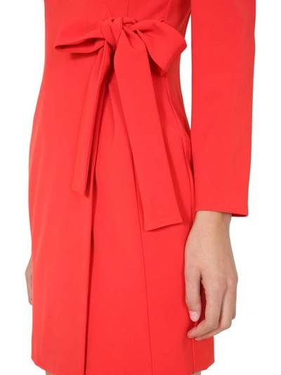 Shop Boutique Moschino Midi Dress In Red